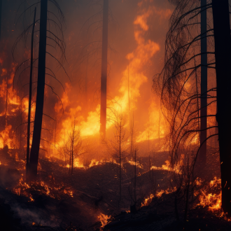 Feu forêt